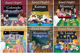 GOOD CENTRAL USA Geographical Bedtime Boardbook Series by Adam Gamble 1-6 - £36.43 GBP