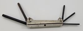 *J1) Vintage Eklind 20511 Fold Up Hex Key Tool 5 Count - $9.89