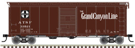 ATL 20004782 HO 40 Foot Post War Box Car 6 Foot Door ATSF 33904 - $39.20