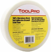 ~~Tool Pro 100% Fiberglass Mesh Self-Adheseve Drywall Joint Tape 1-7/8”x... - $10.00