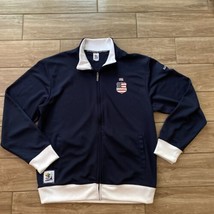FIFA World Cup South Africa 2010 USA Blue Official Track Jacket Men&#39;s Sz XXL - £23.59 GBP