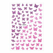 1 Sheet New Adhesive Decals Lace DIY Manicure Leopard Butterfly Colorful... - £8.70 GBP