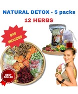 5 x Herbal Detox Tea 12 Ingredients | Natural Cleanse &amp; Digestive Support - $721.67 MXN