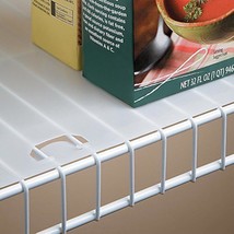 Shelf Liner For 16&quot; Wire Shelving With Locking Tabs - 10 Foot Roll - £27.52 GBP