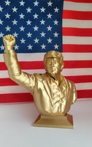 30cm 12&quot; 2024 Donald Trump Fist Pump FIGHT Statue PA Shooting 3D Print GOLD - £41.02 GBP