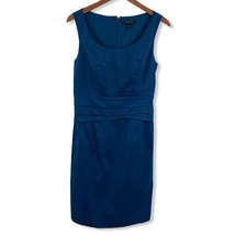 Banana Republic Blue Sleeveless Sheath Dress Size 6 - £19.64 GBP