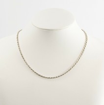 Made in Italy Italian 925 Sterling Silver 18 Inch Rope Chain Necklace - £43.12 GBP