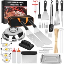 Griddle Accessories Kit,139Pcs Stainless Steel Flat Top Grill Accessories Set,Gr - £58.33 GBP