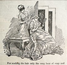 Ivory Soap Beautiful Women 1885 Advertisement Victorian Detergent DWHH11 - £15.65 GBP
