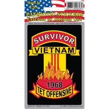 US Military Armed Forces Sticker Decal - Vietnam War - Tet Offensive Survivor 19 - £5.43 GBP