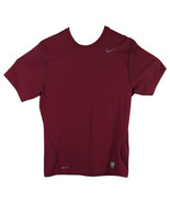 Nike Pro Combat Medium Burgundy Mens Fitted Compression Shirt Top Short ... - $23.76