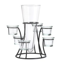 NEW WEDDING TABLE CENTERPIECES EVENT RECEPTION CIRCULAR CANDLE STANDS WI... - $39.55