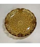 Vintage LE Smith Amber Moon &amp; Stars Glass Cigarette Ashtray 4 Slots MCM - $459.38 MXN