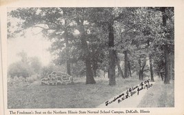 Dekalb Illinois~Northern Il State Normal SCHOOL-1905 Freshman&#39;s Seat~Postcard - £7.54 GBP