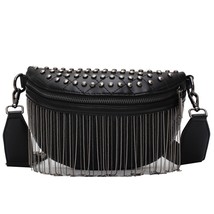 Women&#39;s Chain Waist Bag  Letters Female Fanny Pack Plaid  Hip Belt Bag High Qual - £60.32 GBP