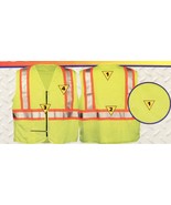 Reflective Safety Vest 2 Inch Reflective Strips Zipper Front Size X Smal... - $17.75 CAD