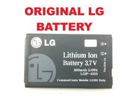 LG Optimus 101/102 Replacement Battery (LGIP-431D, 800mAh) - OEM - $14.96