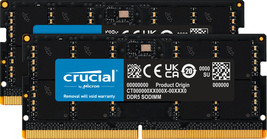 Crucial 64GB DDR5-5200 Sodimm On-die Ecc CT2K32G52C42S5 Memory - £328.31 GBP