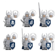 The Lord of the Rings Knights of Dol Amroth army 6pcs Minifigures Bricks Toys - £12.96 GBP