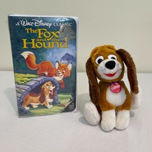 Disney The Fox and The Hound Copper Plush RARE Sealed Classic VHS Stuffe... - £20.71 GBP