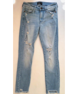 Abercrombie &amp; Fitch Harper Low Rise Ankle Womens Light Wash Blue Jeans 2... - $34.24 CAD