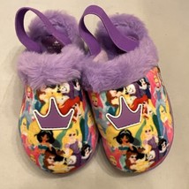 Disney Princess Baby Girls Slipper Shoes Size 7/8 Purple - $13.98