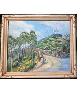 FIDELIA TAYLOR (1887-1953) - CROSS OF THE MARTYRS - OIL PAINTING ala JAC... - $2,400.00