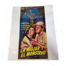 La Mujery Y El Monstruo (1954) 7.5”x11&quot; Laminated Mini Movie Poster Print - £7.50 GBP