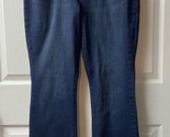 Lee Flex Motion Regular Fit Mid Rise Boot Cut Dark Wash Jeans Womens 12 ... - $13.42