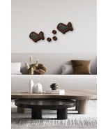 Unique Wooden Ocean Animals Wall Decor with Moss - Nature-Inspired Art -... - $261.72 CAD