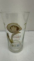 Vintage Coca Cola Flair Glass From The “Magnificent Ladies” Series - $181.52 MXN