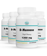 4 Pack D-Mannose, relief and cleanse urinary tract bladder-60 Capsules x4 - €108,81 EUR
