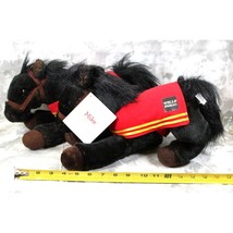 Pair (2) Wells Fargo Legendary Pony Mike Plush Stuffed Animal 14&quot; Black ... - $303.91 MXN
