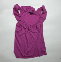 Lauren Ralph Lauren Ruffled Tank Top Size Large Womens Pink Cotton - $14.95