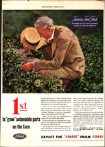 1946 AD.(XF14)~HENRY FORD, 1st TO “GROW” AUTOMOBILE PARTS ON THE FARM e8 - $24.11