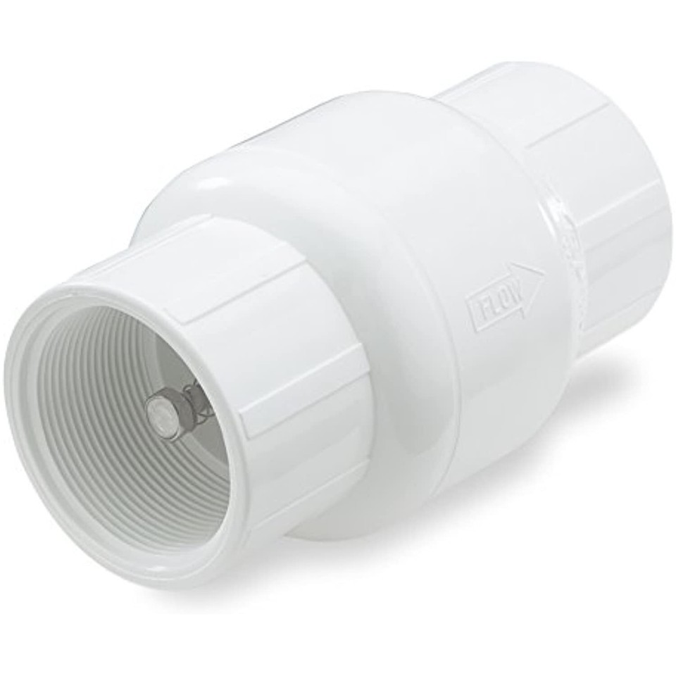 NDS 1011-12 1-1/4&quot; PVC Ips Spring Check Valve S by S 6-3/16&quot; Length - $23.15