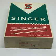 216X7, SY5021, CY-7 SIZE 140/22 SINGER Genuine Sewing Machine Needles For - £8.73 GBP