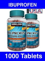 2 Pack, Ibuprofen Tablets.200 mg 1000 Tablets, Kirkland Signature, generic - $485.17 MXN
