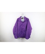 Vtg 70s Swingster Mens Medium Blank Lined Coach Coaches Windbreaker Jack... - $83.29 CAD