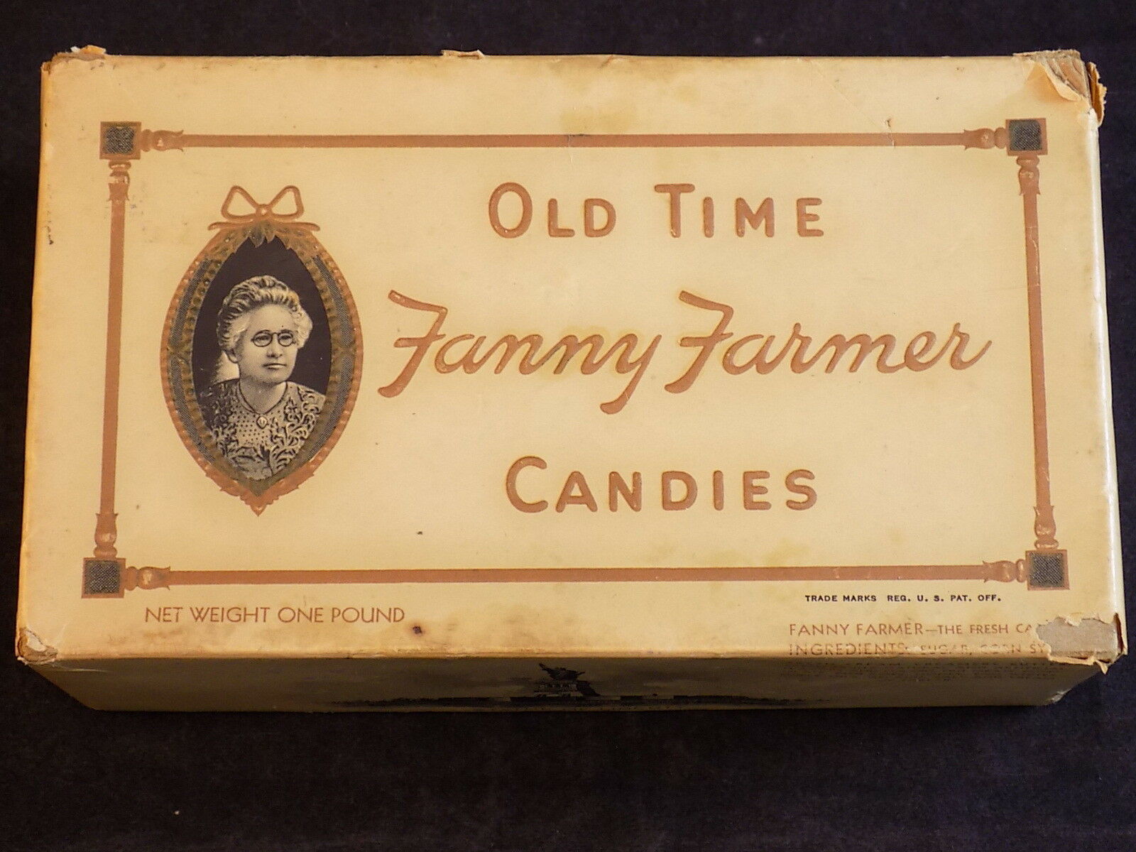 Old Time Fanny Farmer Candies Box, Home Studio Rochester New York Antiqu... - $10.88