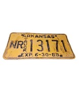 Vtg Arkansas Truck License Plate 1988 NR 13171 car collector June 30 88 ... - £9.29 GBP