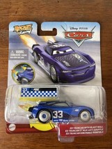 Disney Cars XRS Rocket Racing 1:64 #33 ED Truncan With Blast Wall - £7.11 GBP