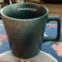 Starbucks 2021 Speckled Green Coffee Mug Tea Cup 14 oz - £13.75 GBP