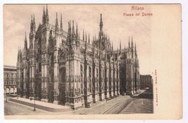 Italy Postcard Milano Piazza del Duomo Milan Cathedral - £2.34 GBP