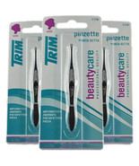 Pack of (3) New Trim Tweezers with Square Tip Eye Care Implements - £8.64 GBP