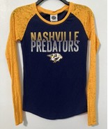 Nashville Predators Size Small Women’s Long Sleeve Shirt  - £11.21 GBP