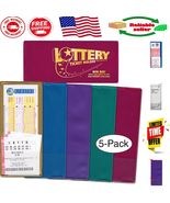 Archival Quality Plastic Lotto Ticket Holders - 5-Pack in Mystic Metal C... - $921.56 MXN