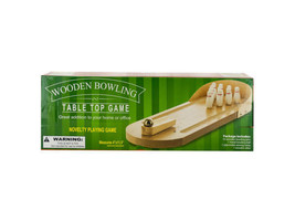 Case of 4 - Table Top Wooden Bowling Game - £61.93 GBP