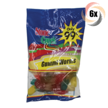 6x Bags Stone Creek Assorted Gummi Worms Quality Candies | 3oz - £13.58 GBP