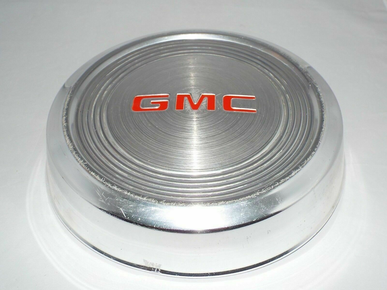 GMC Truck Steel Wheel Dog Dish Style Metal Center Cap Aprox 10.75" - $12.50